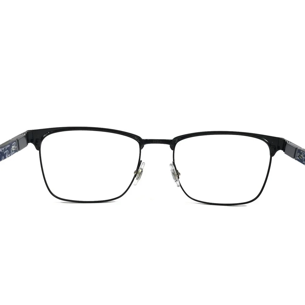 Ray-Ban Eyeglasses Frames RB8421 2904 Black Blue Carbon Fiber Square 54-19-145